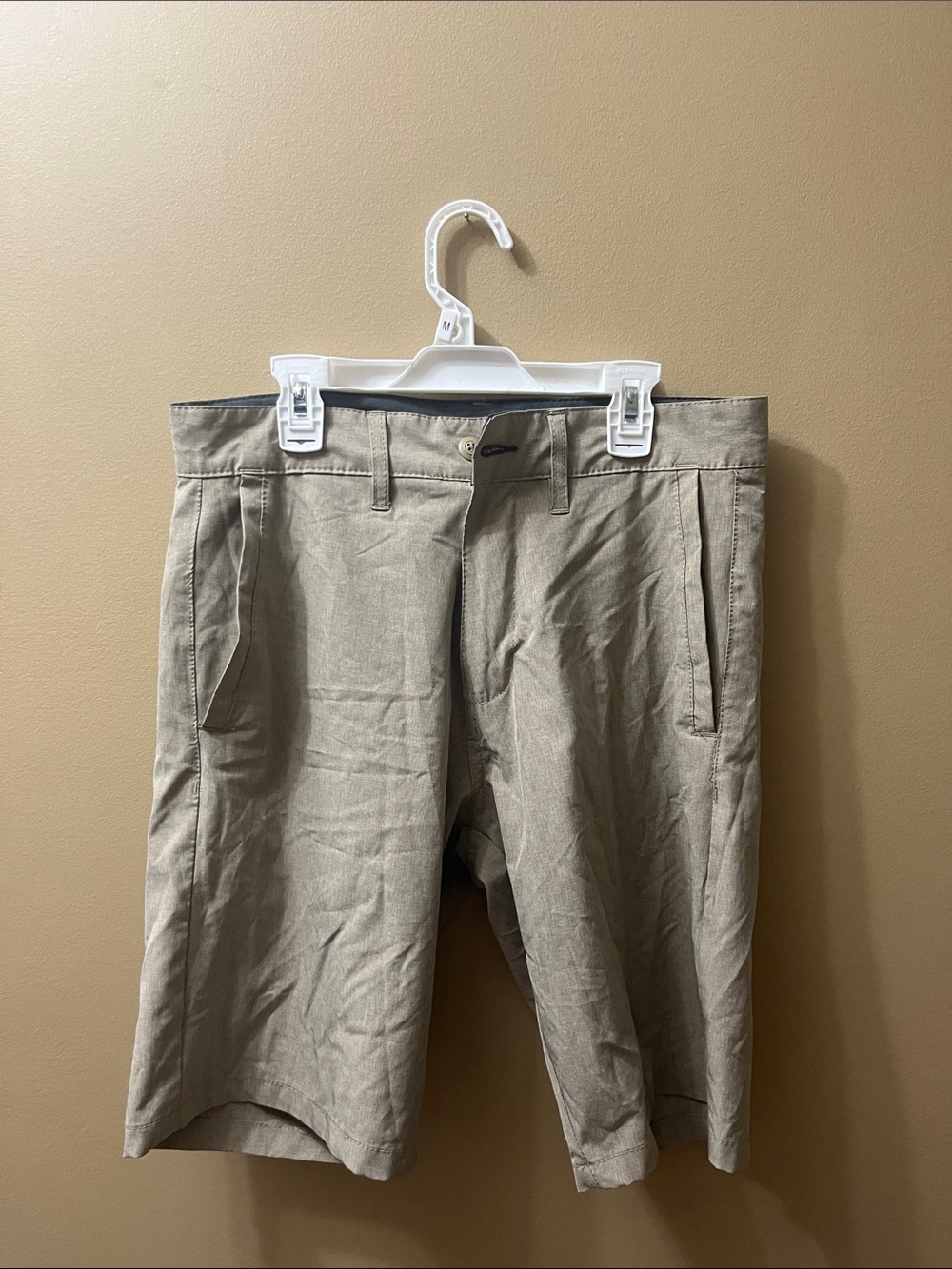 burnside Men's Cargo Shorts in Light Khaki